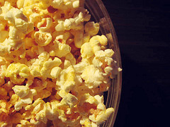 popcorn bowl of popcorn