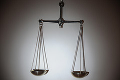 steel balancing scale