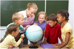 teacherstudentsglobe